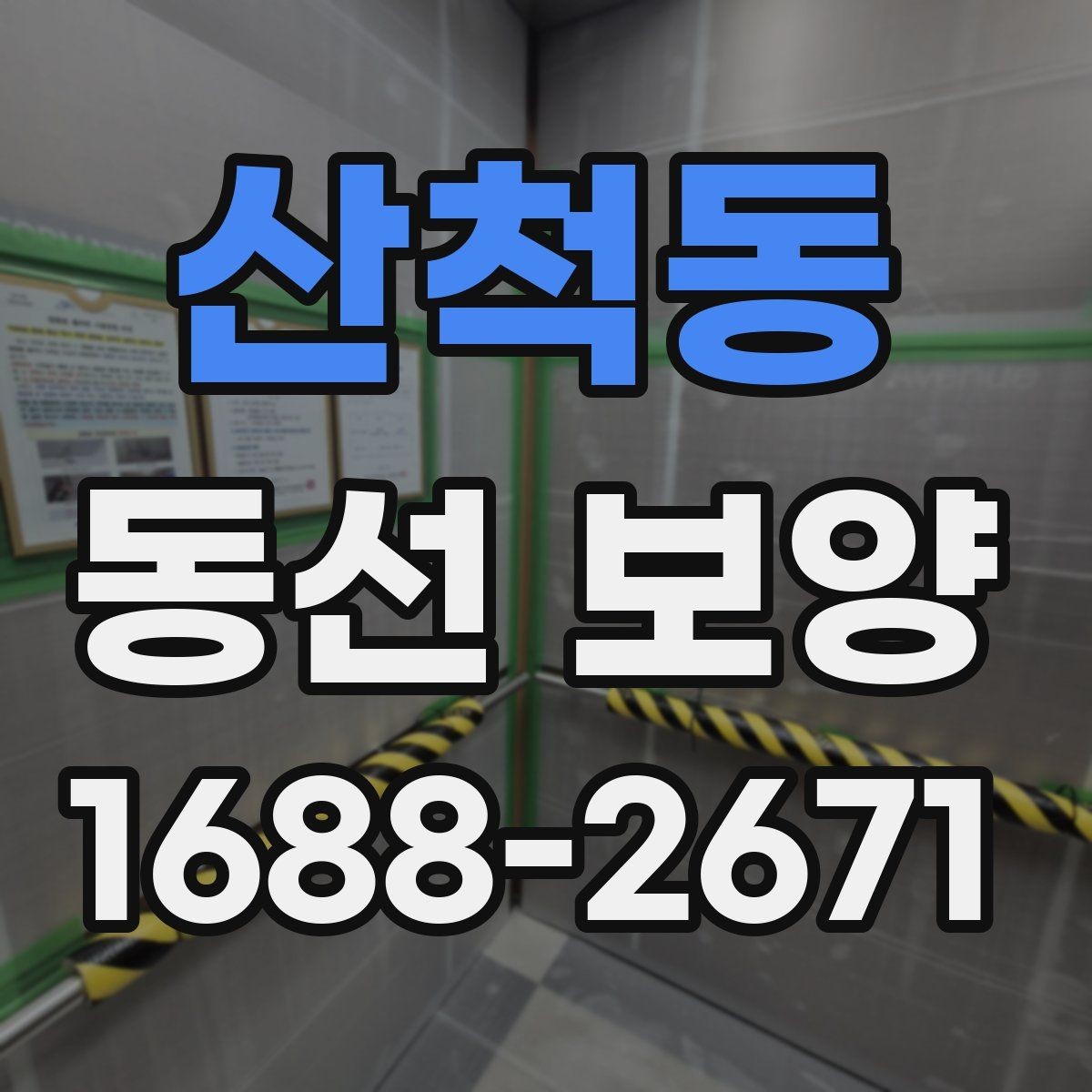 산척동 동선 보양 구간별로 달라지는 작업 방식