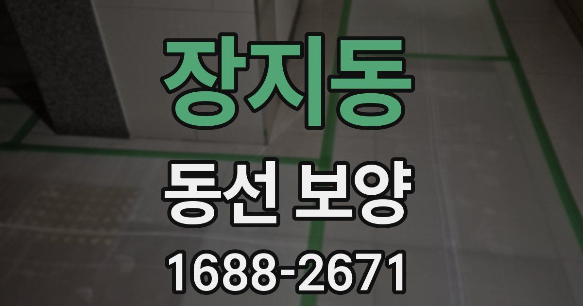 장지동 동선 보양