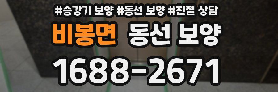 비봉면 동선 보양