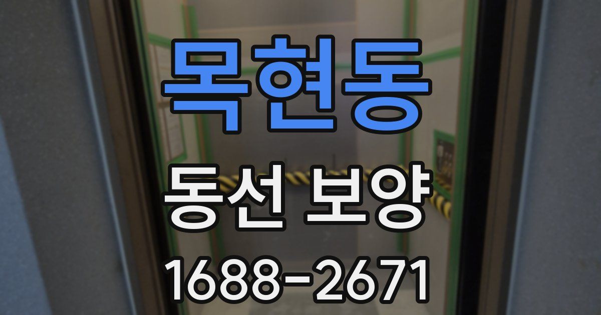 목현동 동선 보양