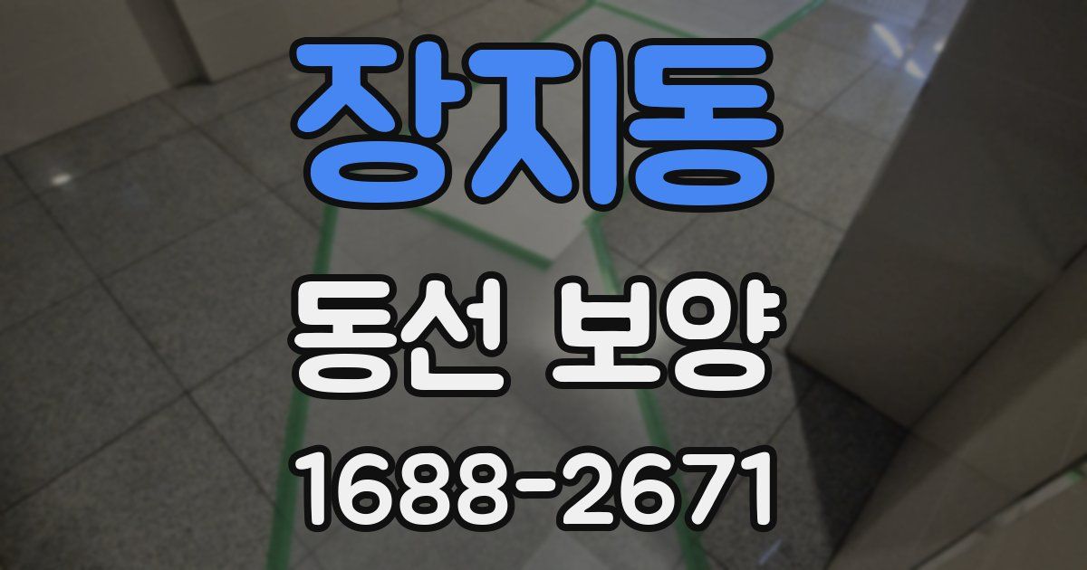 장지동 동선 보양