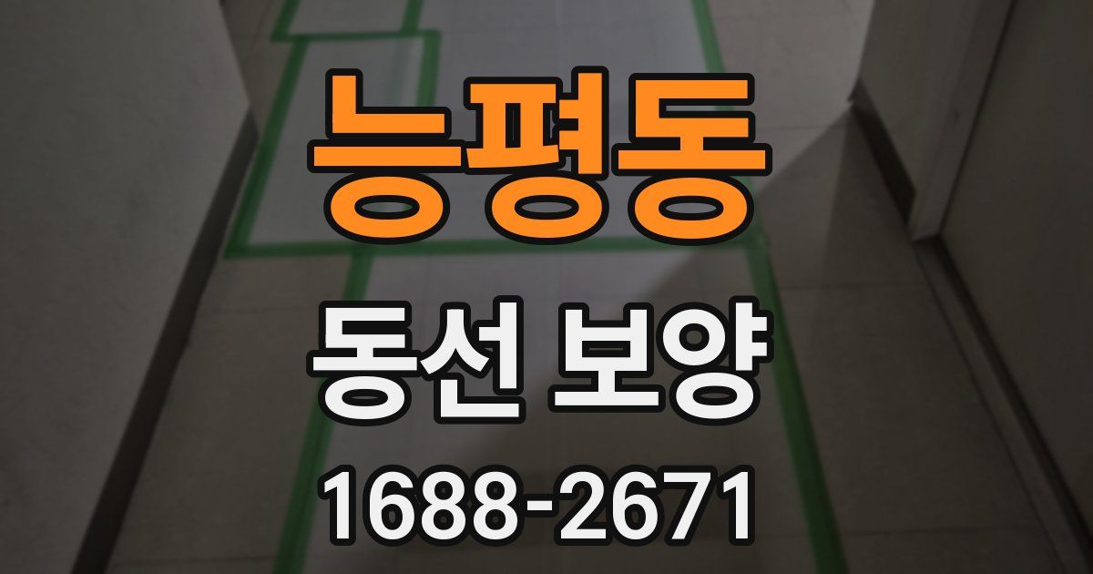 능평동 동선 보양