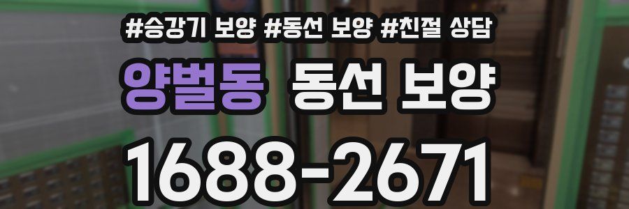 양벌동 동선 보양
