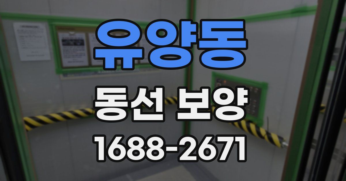 유양동 동선 보양
