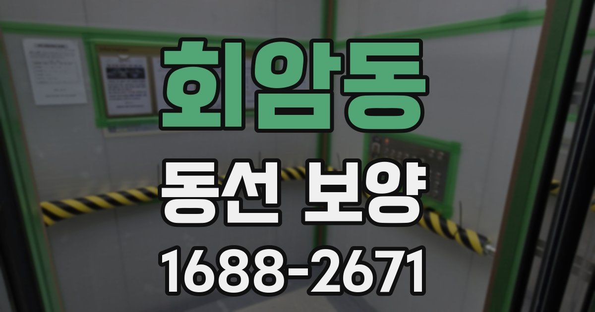 회암동 동선 보양