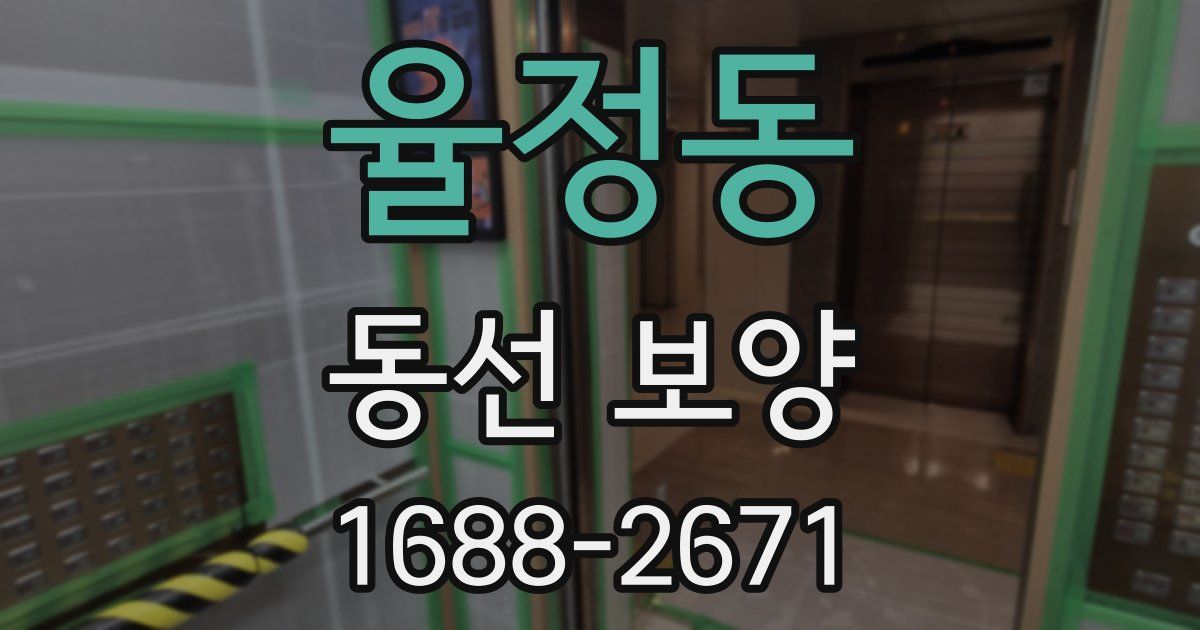율정동 동선 보양