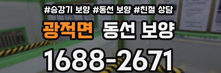 광적면 동선 보양