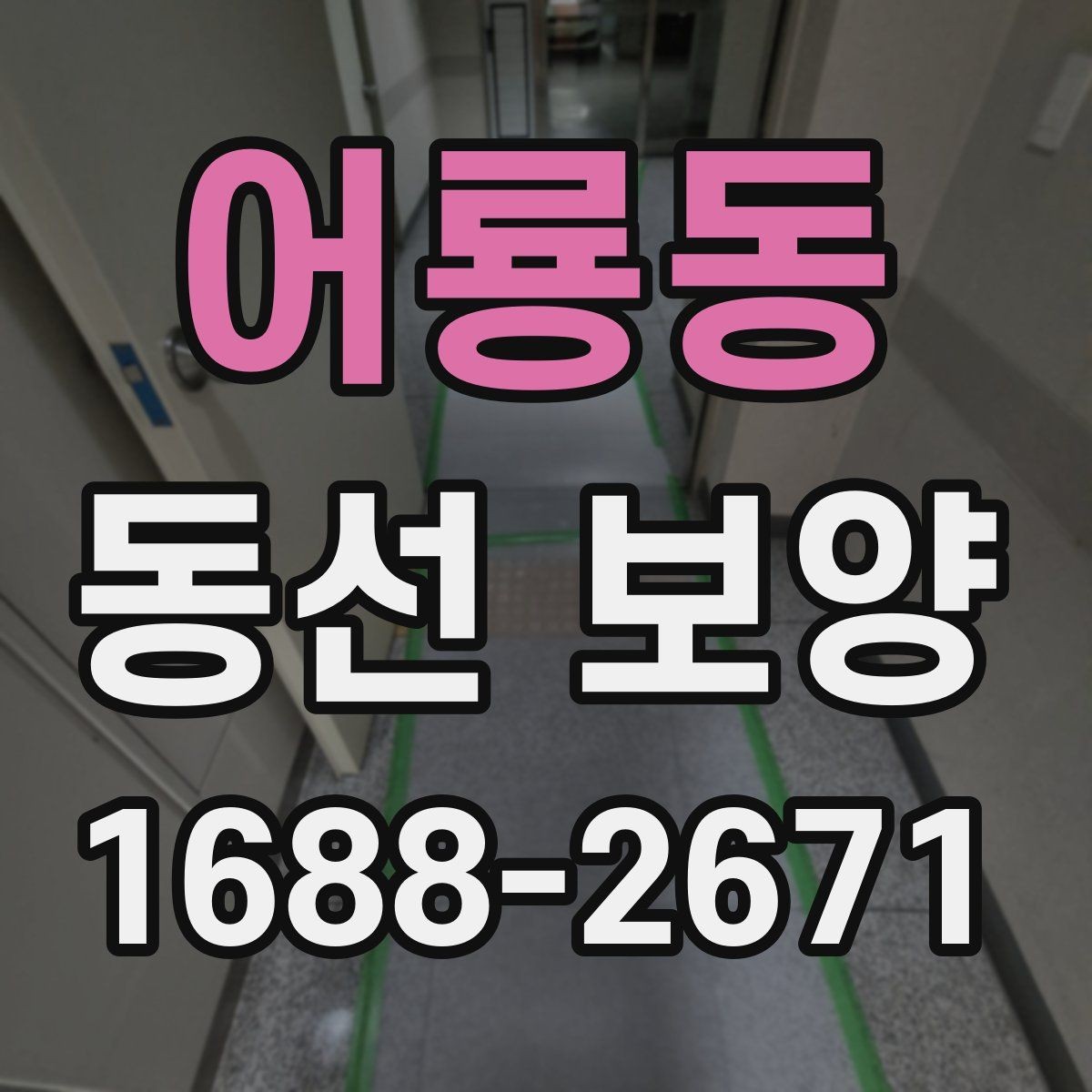 어룡동 동선 보양 작업 순서를 이해하는 기본 안내