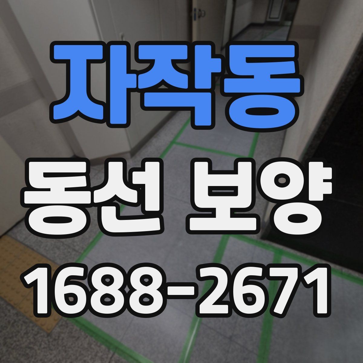 자작동 동선 보양 시공을 맡기기 전 비교 포인트