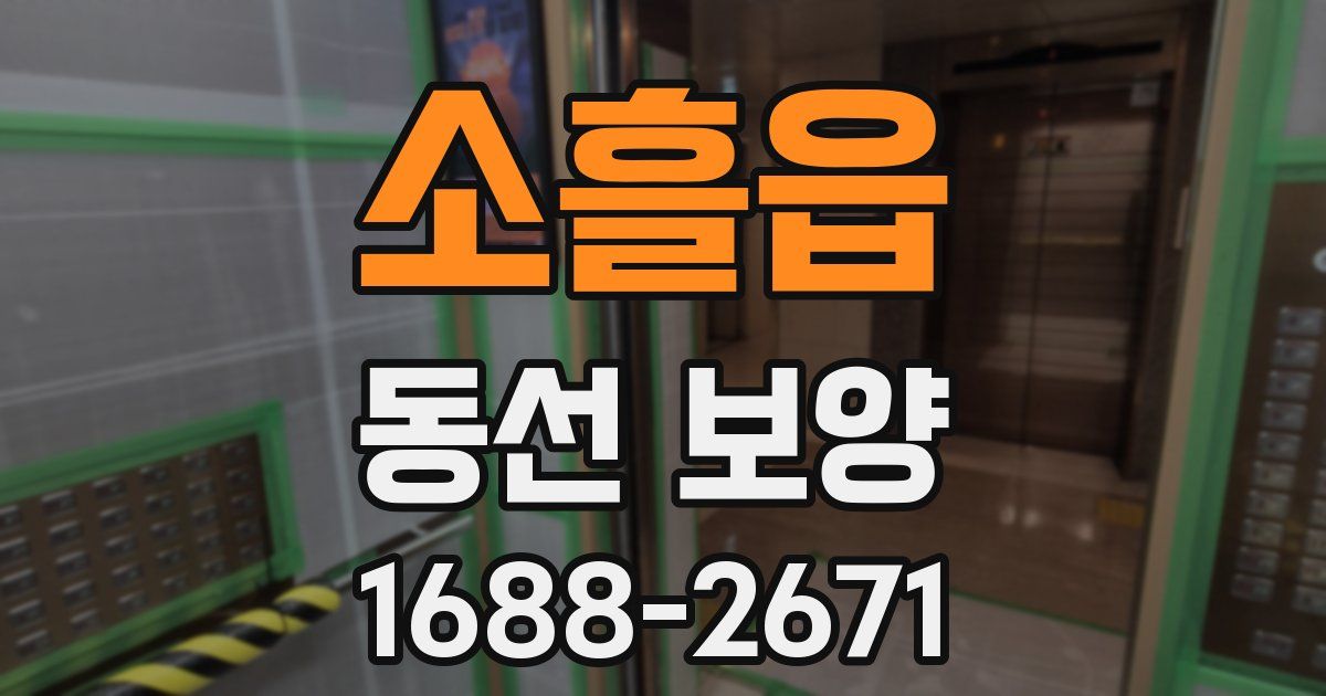 소흘읍 동선 보양