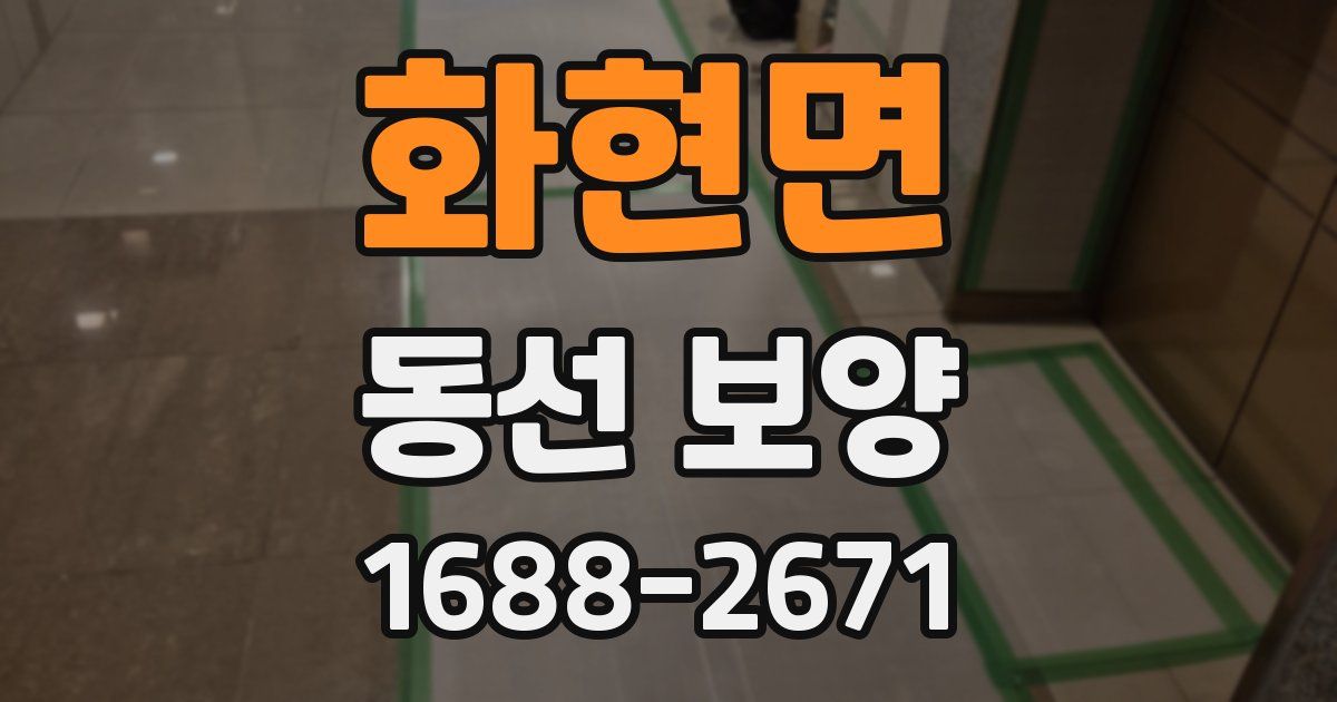 화현면 동선 보양