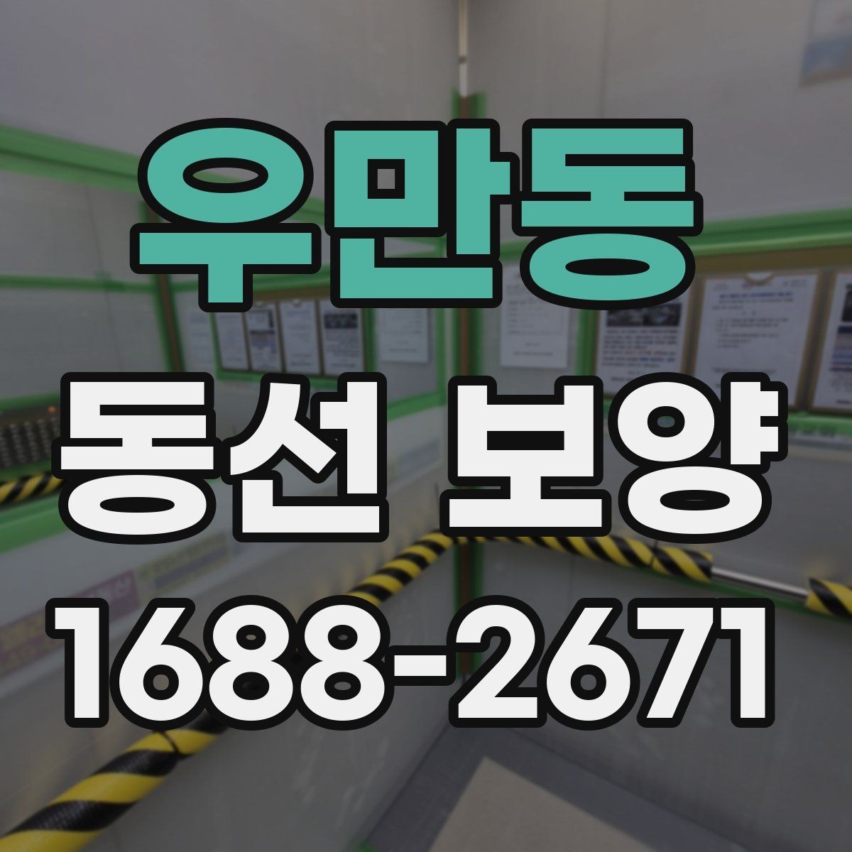우만동 동선 보양 작업의 마무리를 깔끔하게 하는 방법