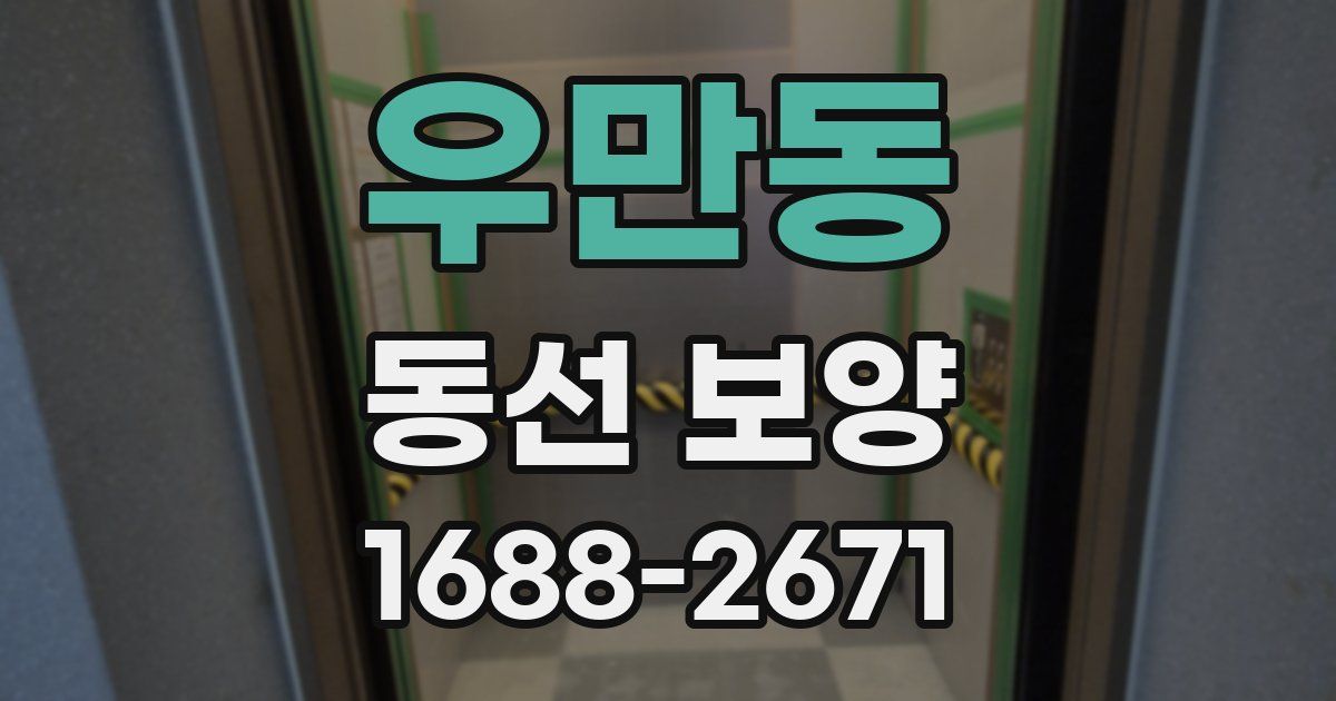 우만동 동선 보양