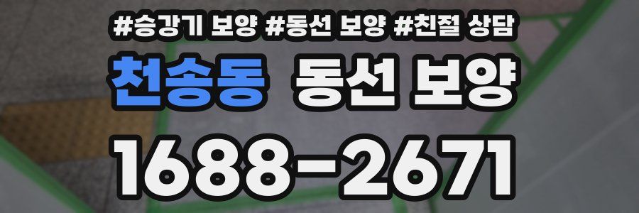 천송동 동선 보양