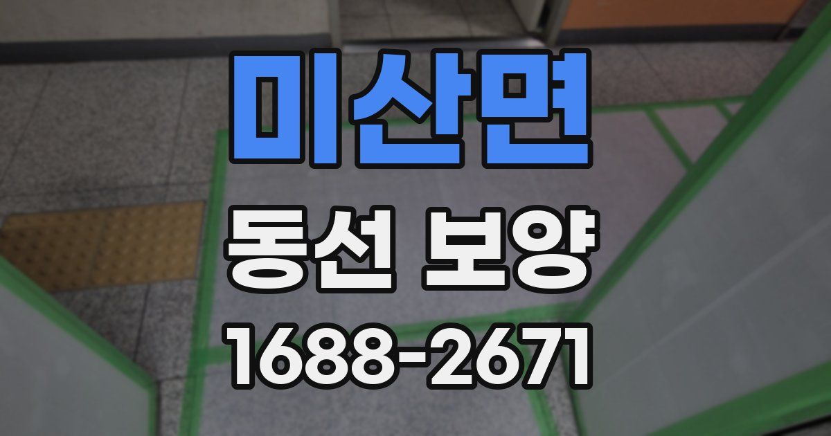 미산면 동선 보양