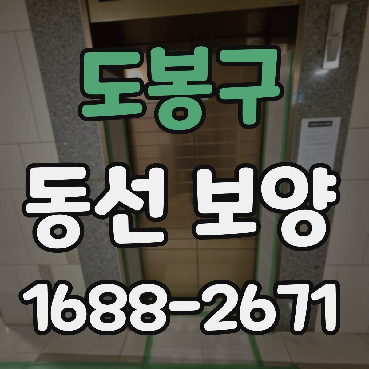 도봉구 동선 보양 작업 전 준비물과 점검 항목