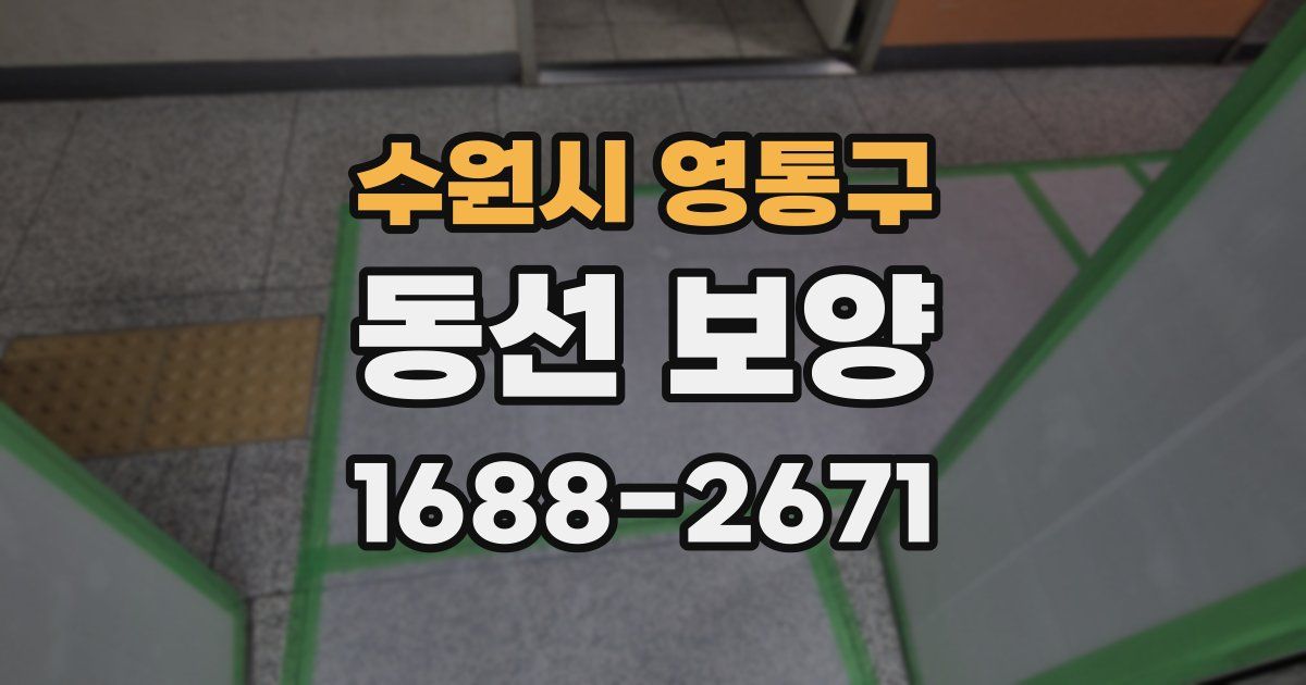 수원시 영통구 동선 보양