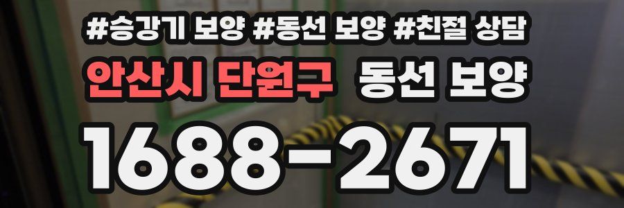 안산시 단원구 동선 보양