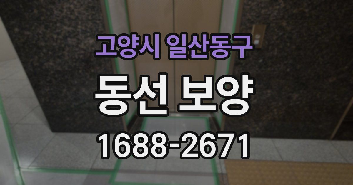 고양시 일산동구 동선 보양