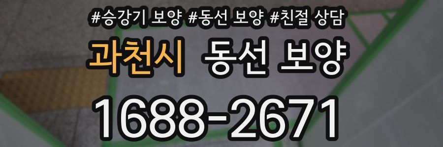 과천시 동선 보양