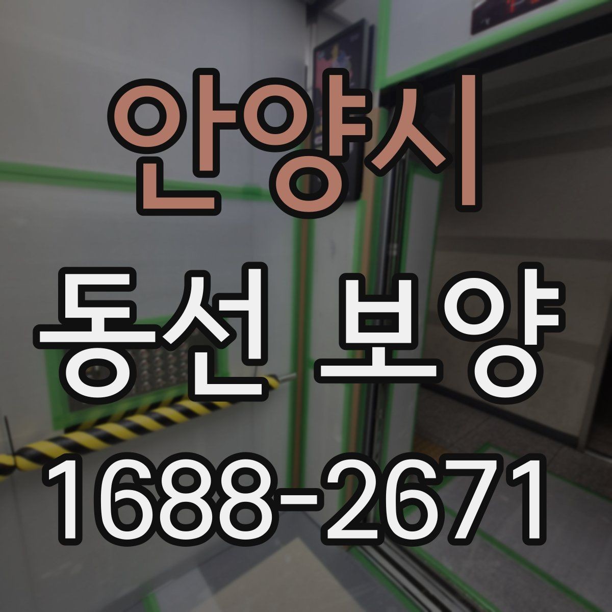 안양시 동선 보양 작업이 필요한 대표 상황