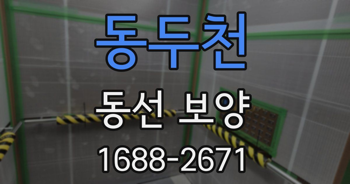 동두천 동선 보양