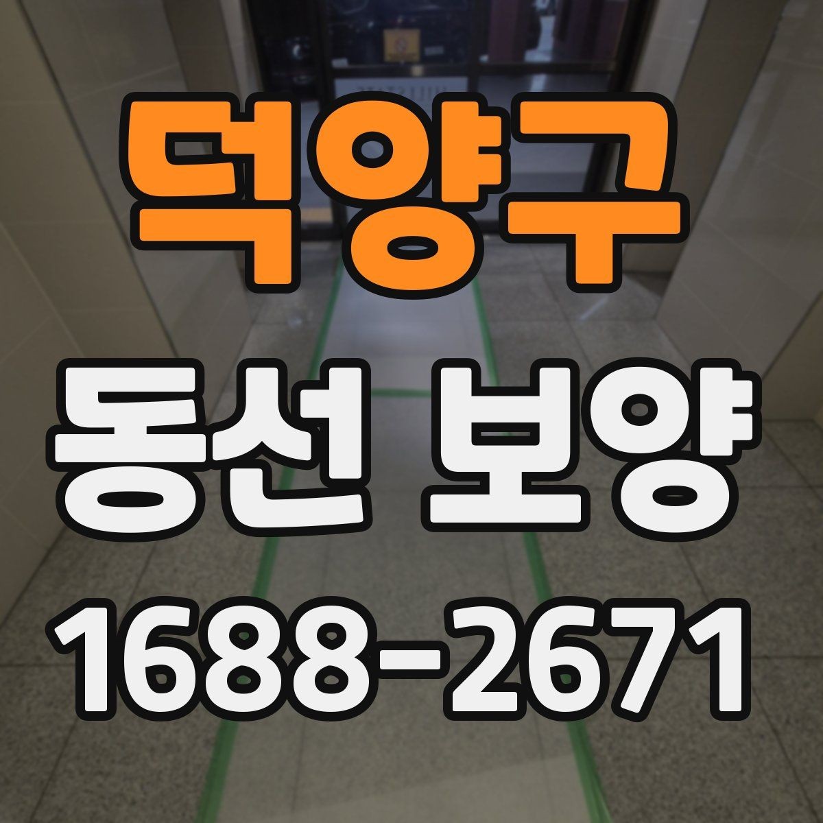 덕양구 동선 보양 작업에서 마감재 보호가 중요한 이유