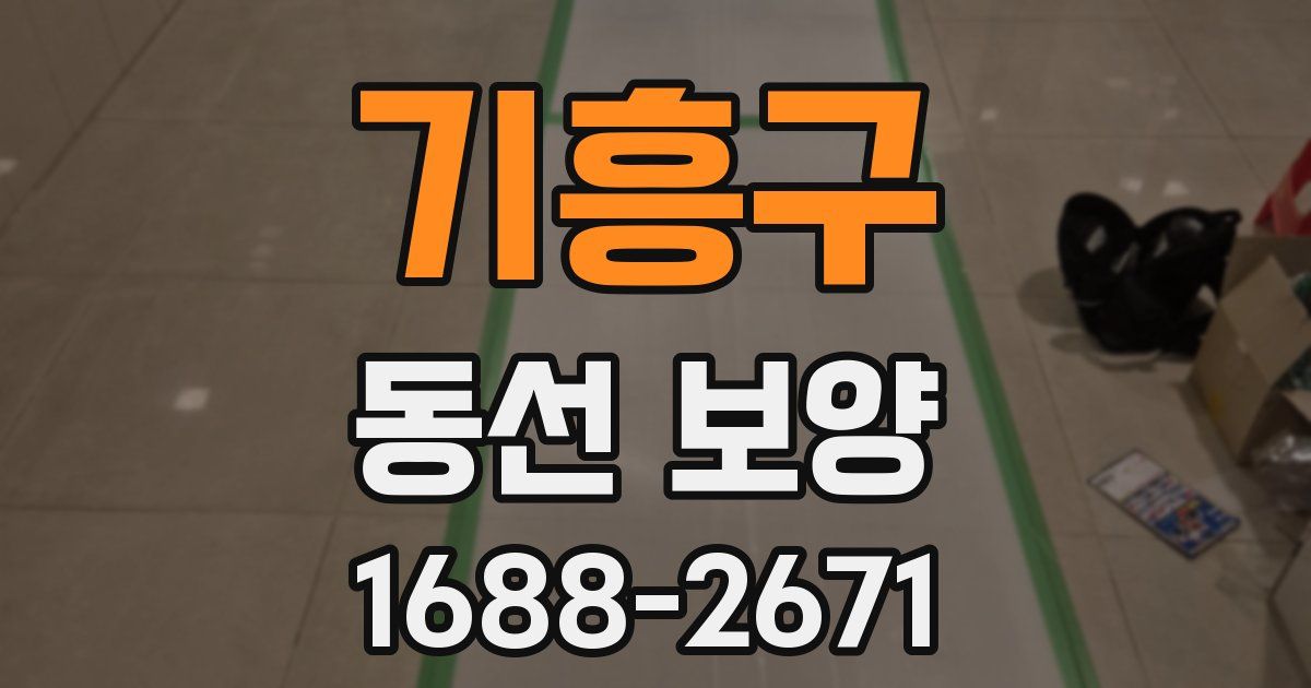 기흥구 동선 보양