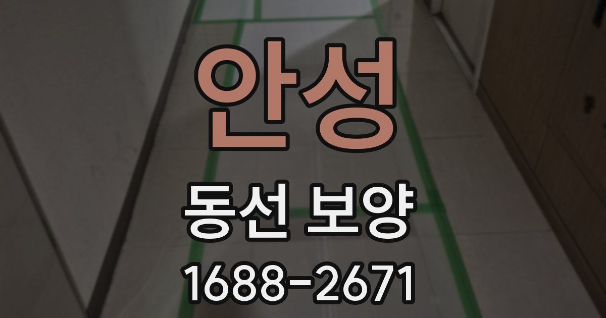 안성 동선 보양