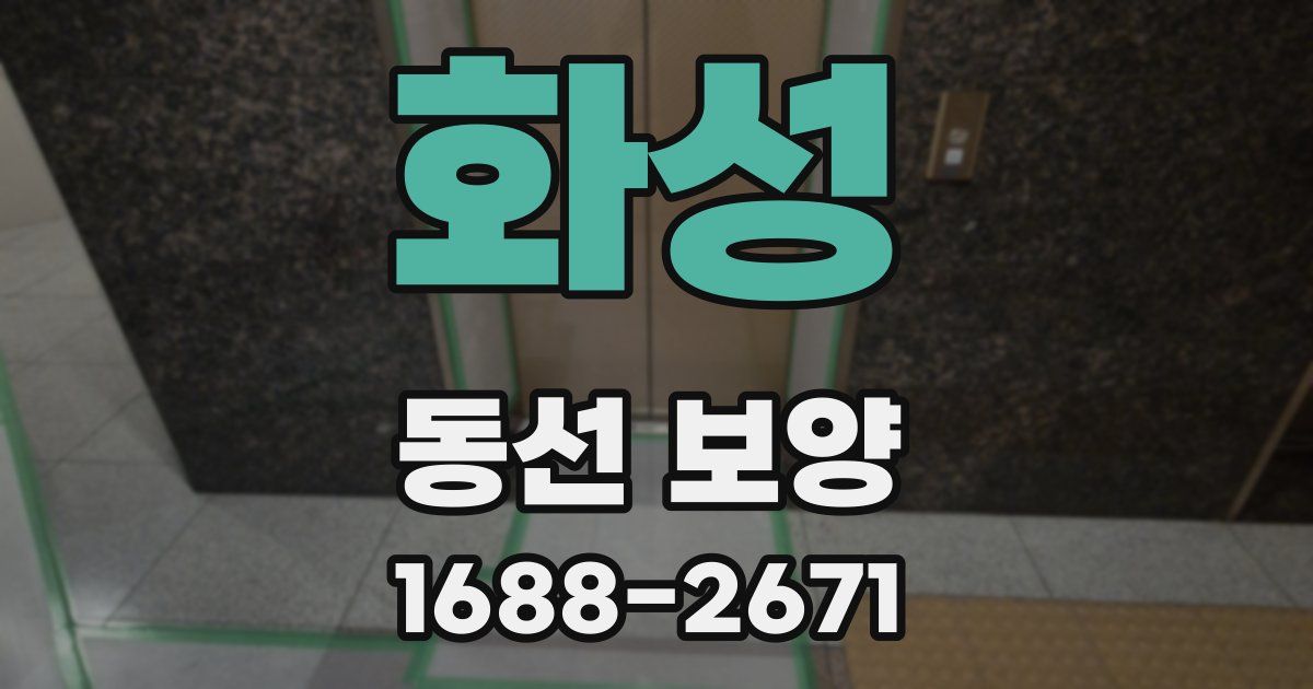 화성 동선 보양