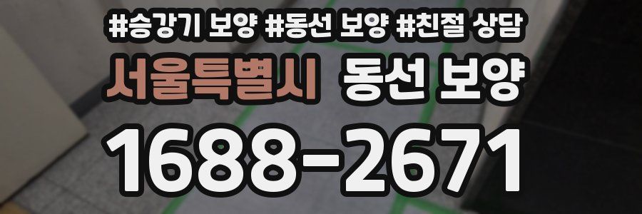 서울특별시 동선 보양