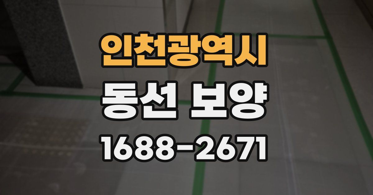인천광역시 동선 보양