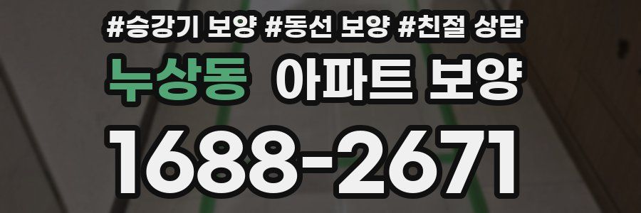 누상동 아파트 보양