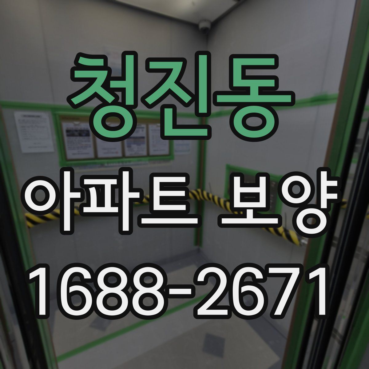 청진동 아파트 보양