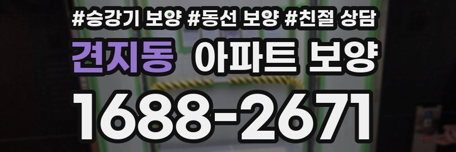 견지동 아파트 보양