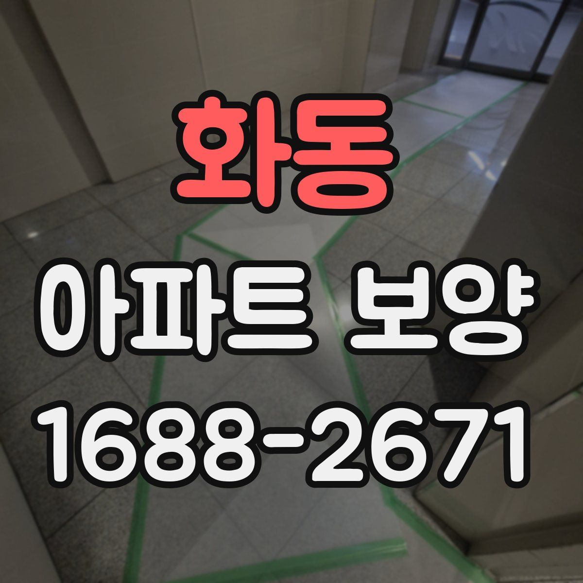 화동 아파트 보양