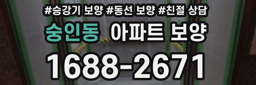 숭인동 아파트 보양