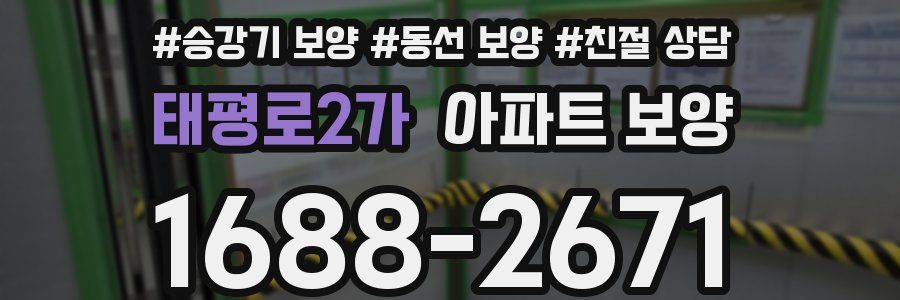 태평로2가 아파트 보양