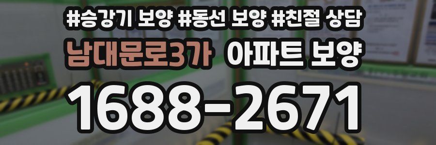 남대문로3가 아파트 보양
