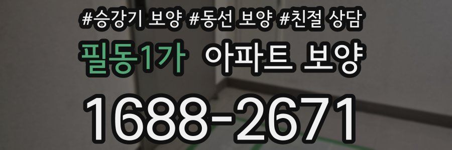 필동1가 아파트 보양