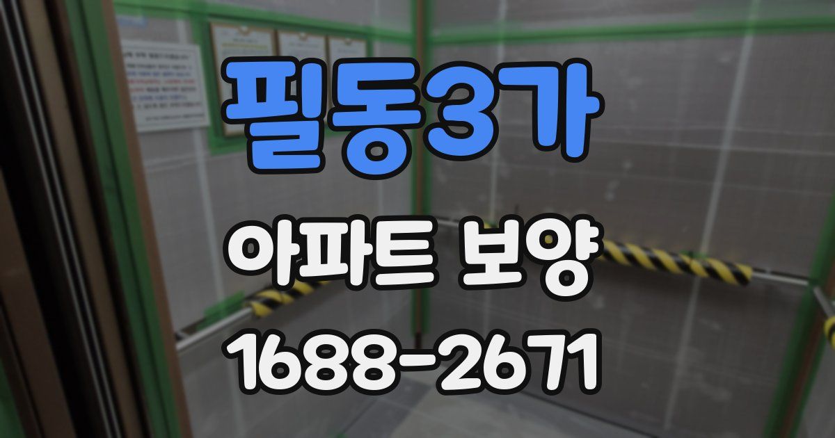 필동3가 아파트 보양
