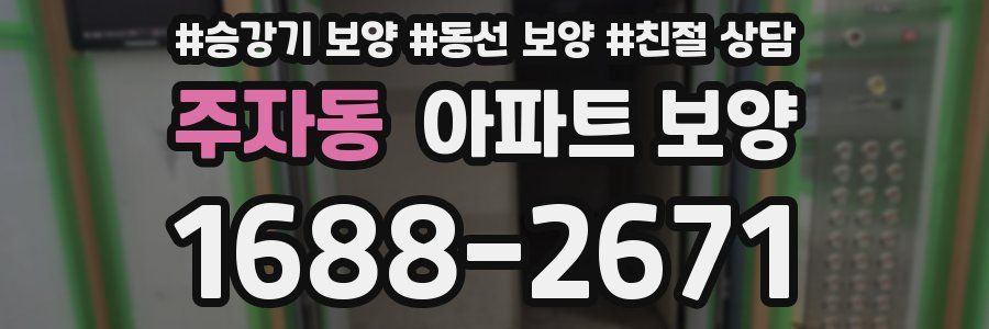 주자동 아파트 보양