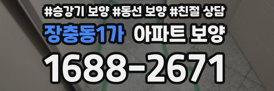 장충동1가 아파트 보양