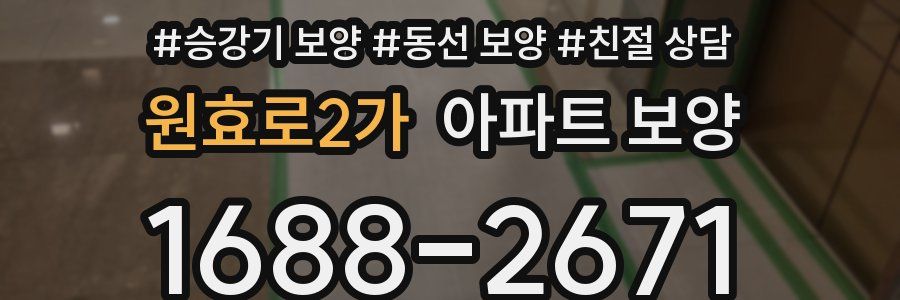 원효로2가 아파트 보양