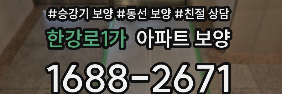 한강로1가 아파트 보양