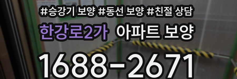 한강로2가 아파트 보양