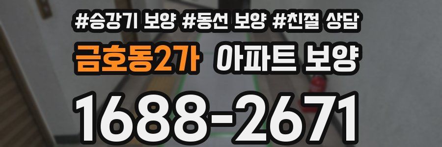 금호동2가 아파트 보양
