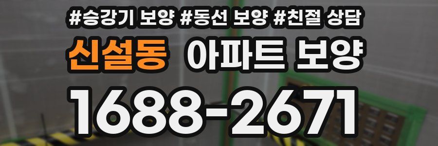 신설동 아파트 보양