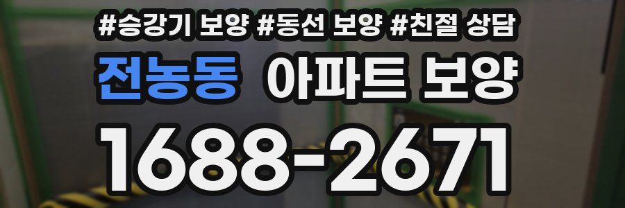 전농동 아파트 보양