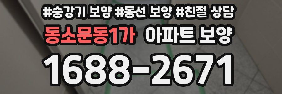 동소문동1가 아파트 보양
